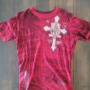 Affliction Double Sided Tshirt Men's Large